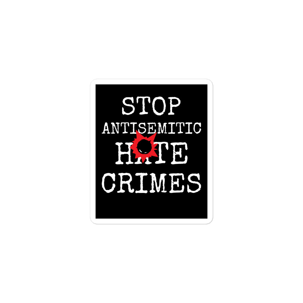 Antisemitic Hate Crimes | Kiss Cut Sticker