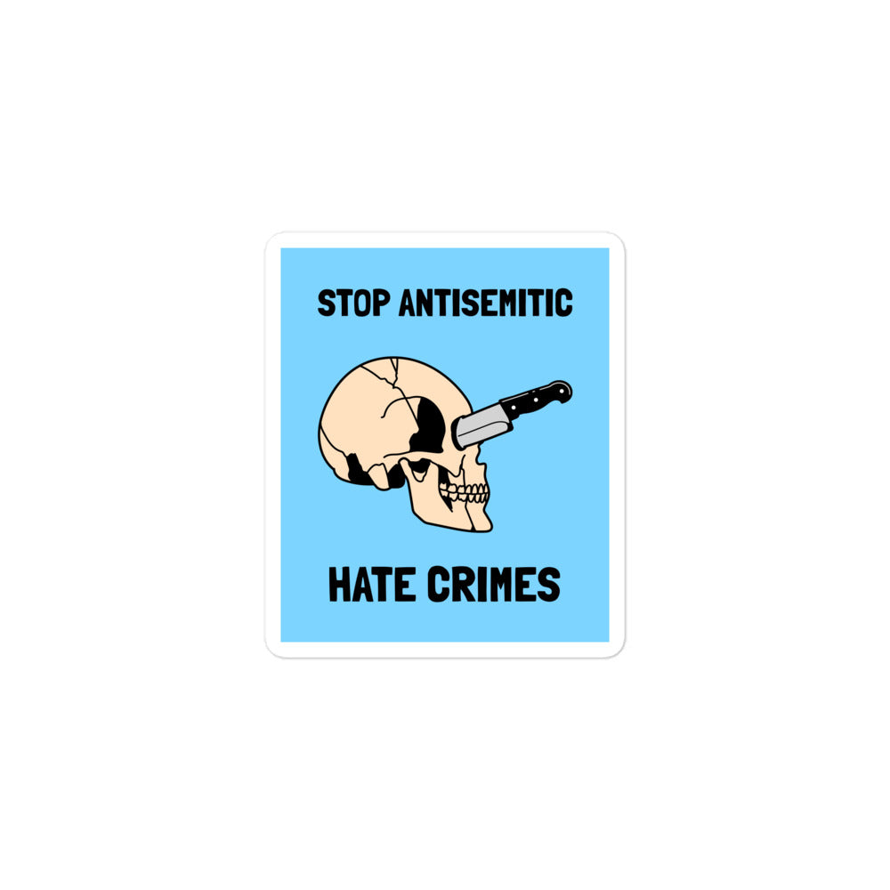 Antisemitic Hate Crimes | Kiss Cut Sticker