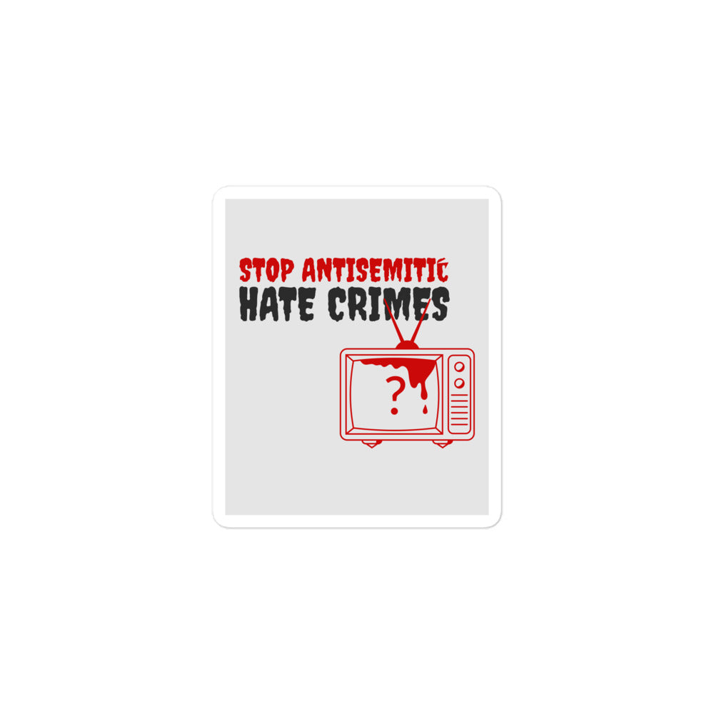 Antisemitic Hate Crimes | Kiss Cut Sticker