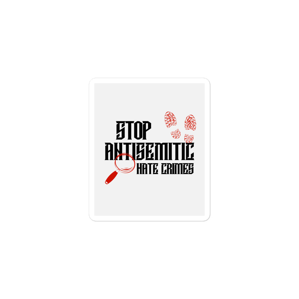 Antisemitic Hate Crimes | Kiss Cut Sticker