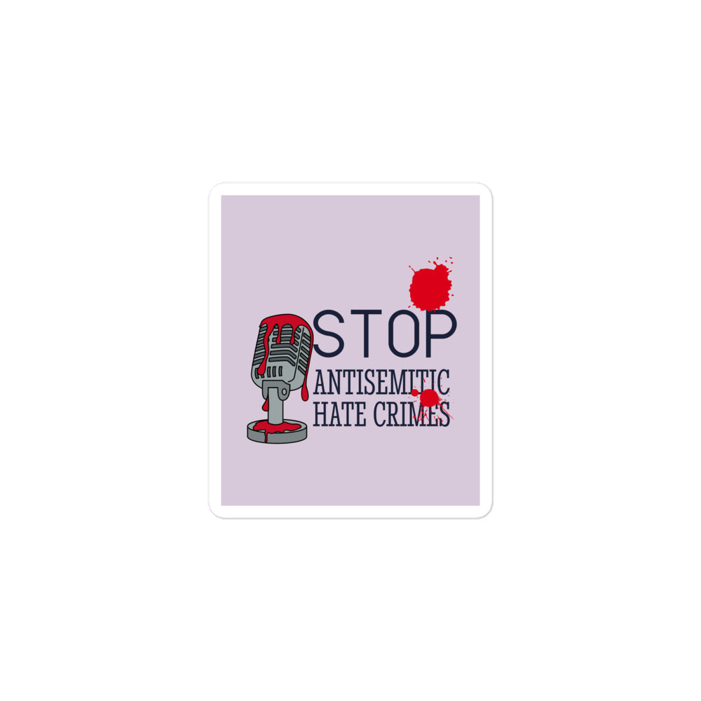 Antisemitic Hate Crimes | Kiss Cut Sticker