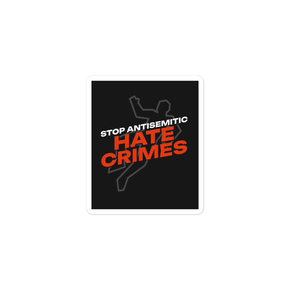 Antisemitic Hate Crimes | Kiss Cut Sticker