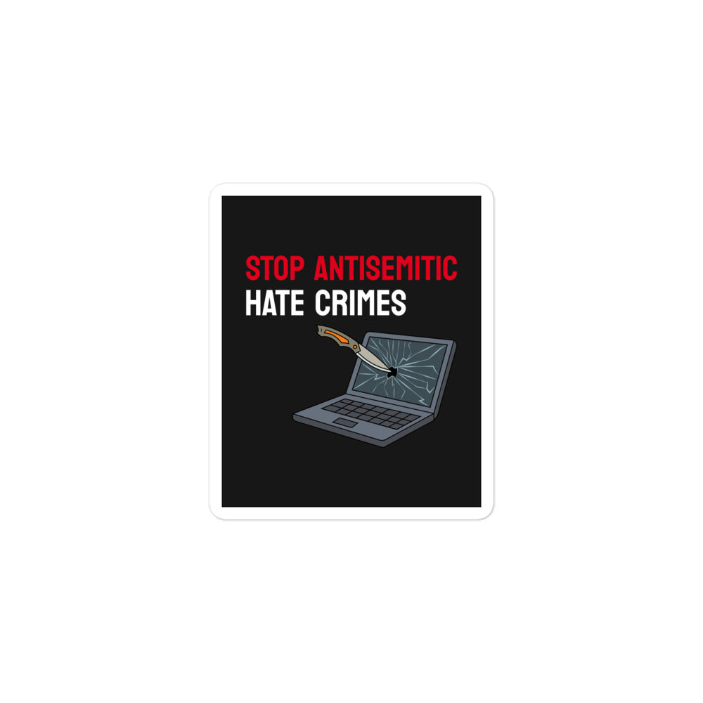 Antisemitic Hate Crimes | Kiss Cut Sticker