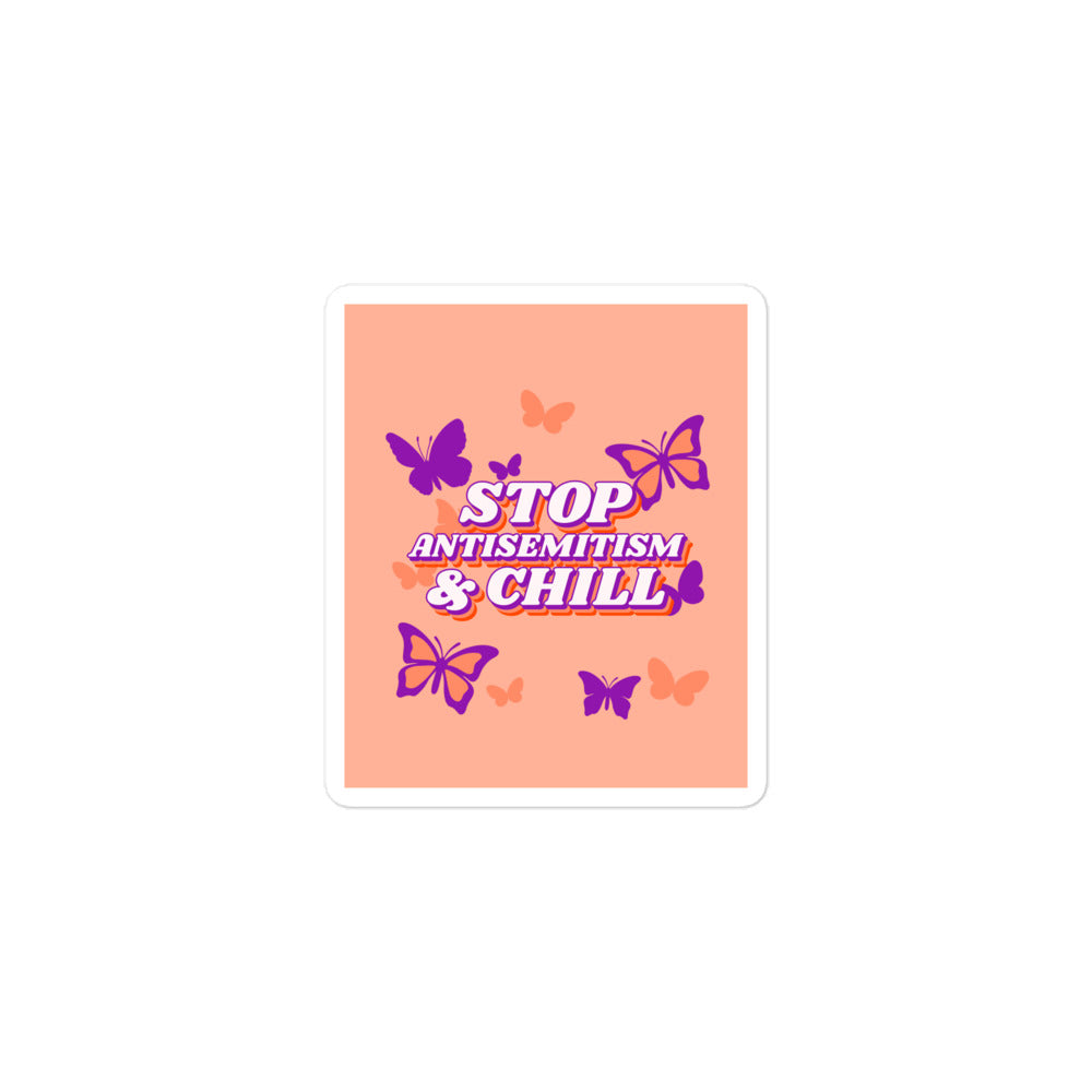 Chill Retro | Antisemitism | Kiss Cut Sticker