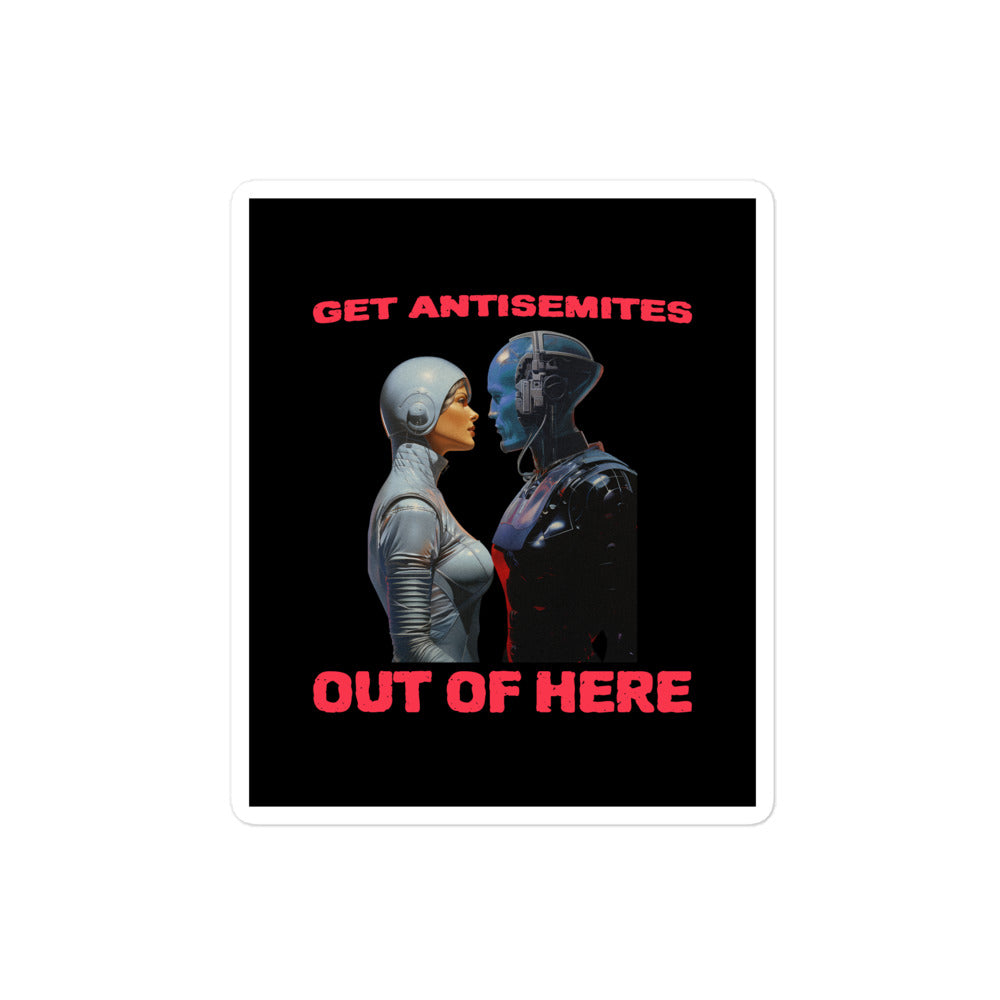 Get Alien Out | Antisemitism | Kiss Cut Sticker