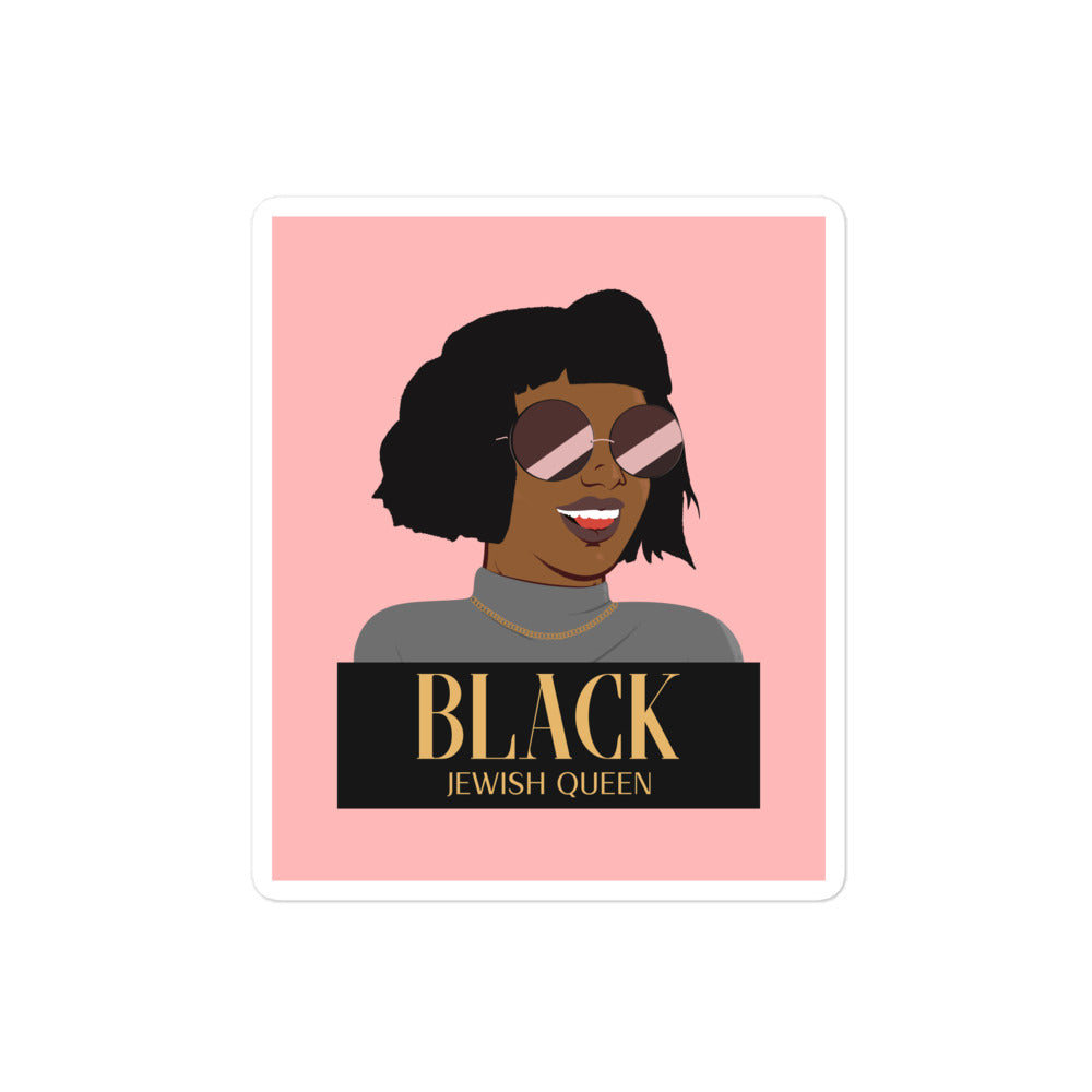 Black & Jewish Love | Kiss Cut Sticker