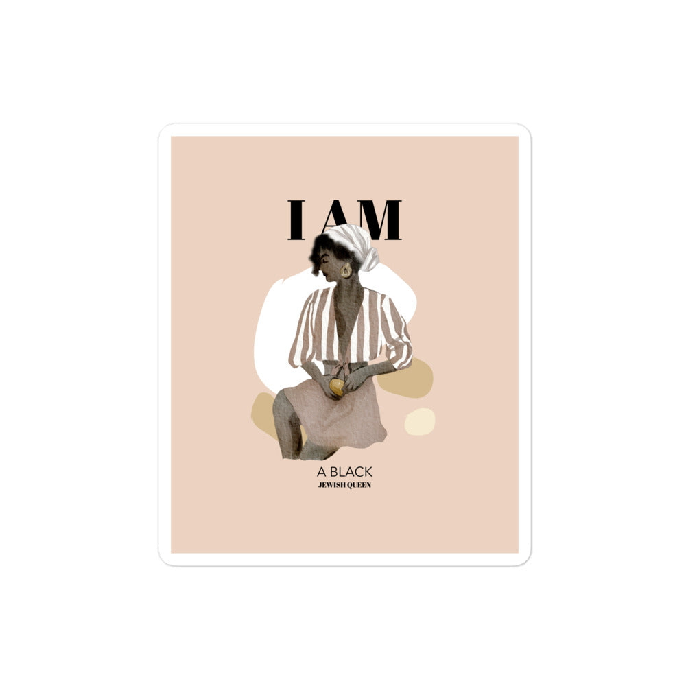 Black & Jewish Love | Kiss Cut Sticker