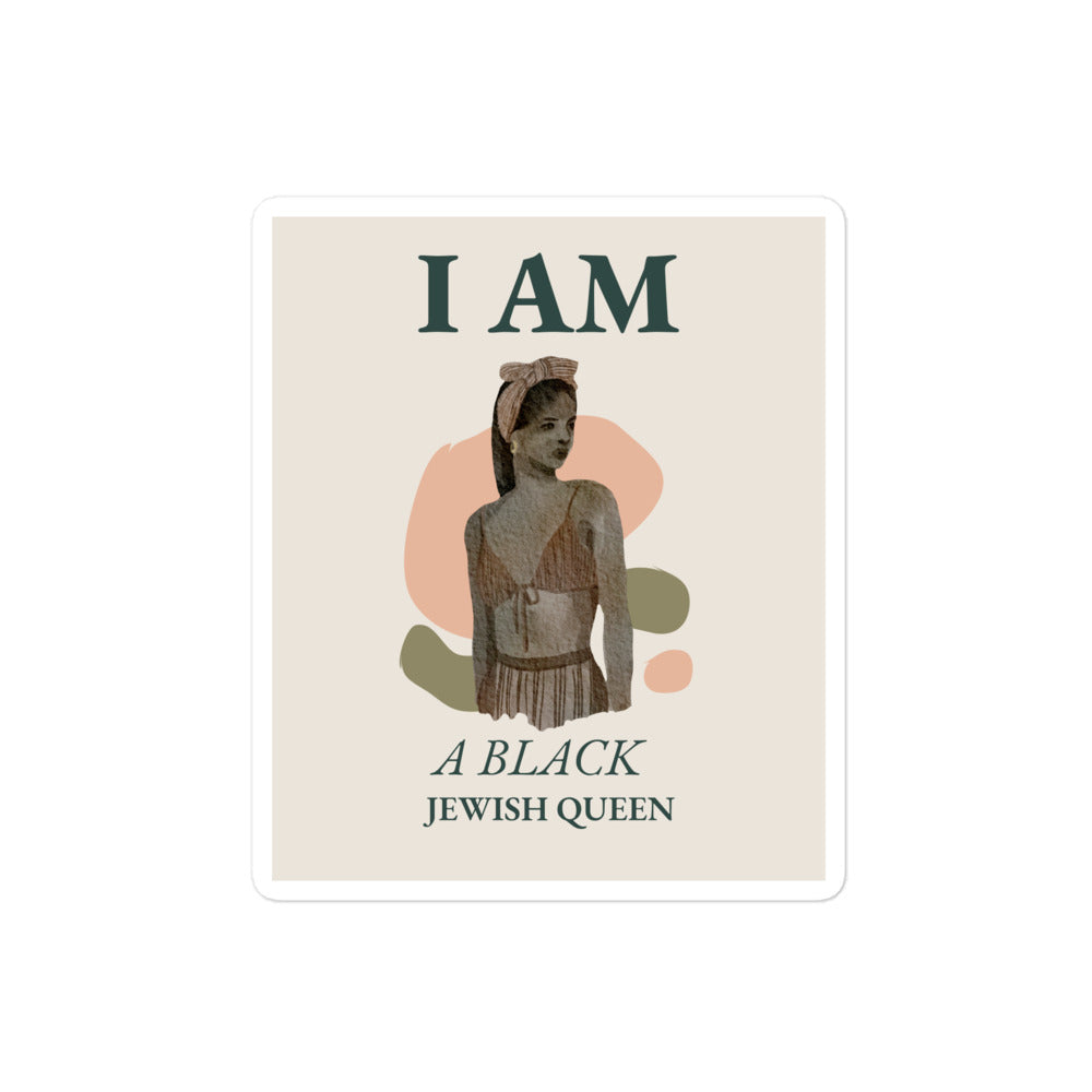 Black & Jewish Love | Kiss Cut Sticker