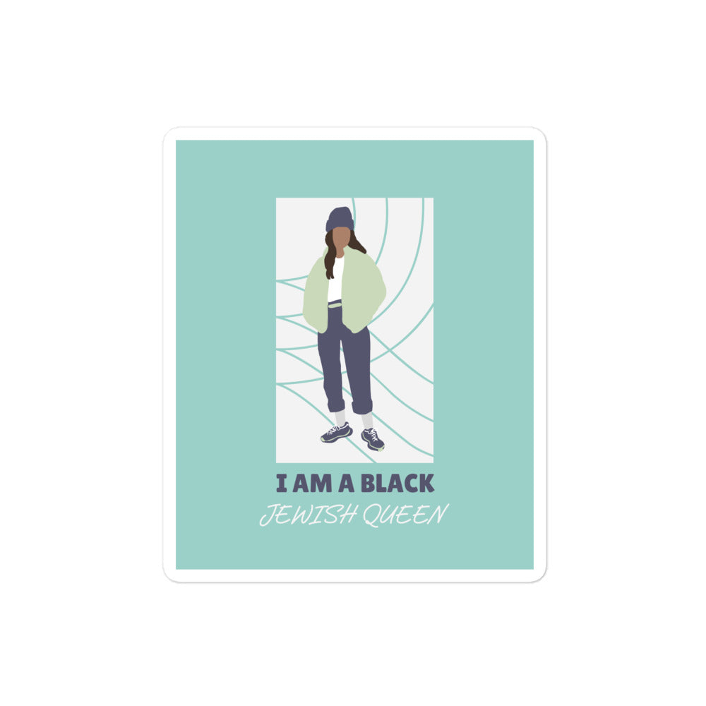 Black & Jewish Love | Kiss Cut Sticker