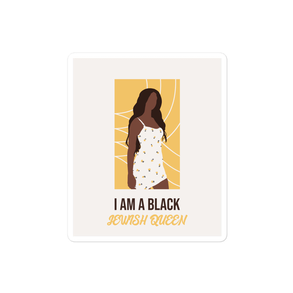 Black & Jewish Love | Kiss Cut Sticker