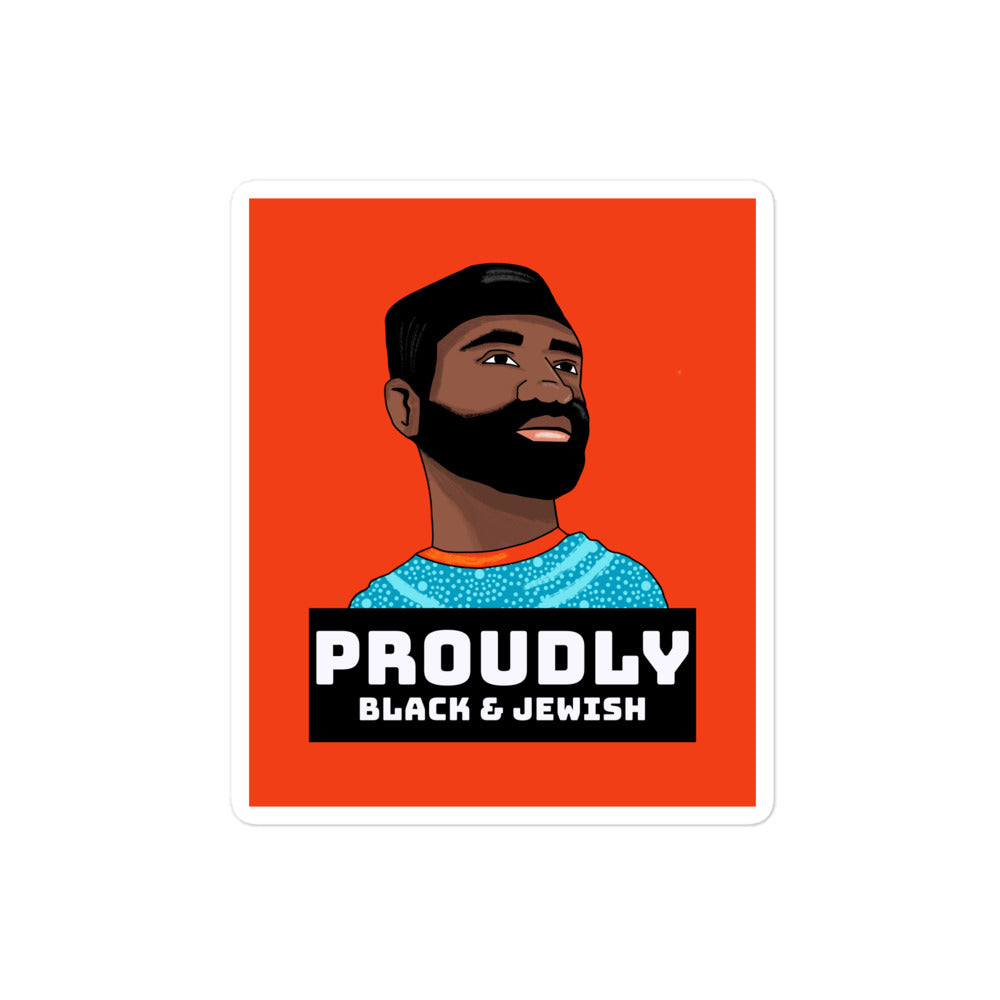 Black & Jewish Love | Kiss Cut Sticker