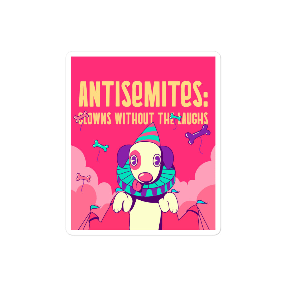 Antisemitic Clowns | Kiss Cut Sticker