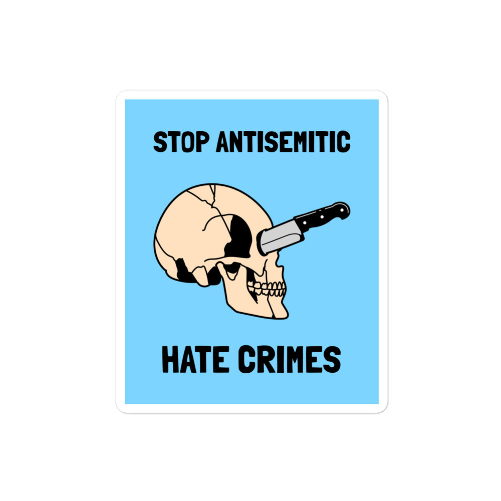 Antisemitic Hate Crimes | Kiss Cut Sticker
