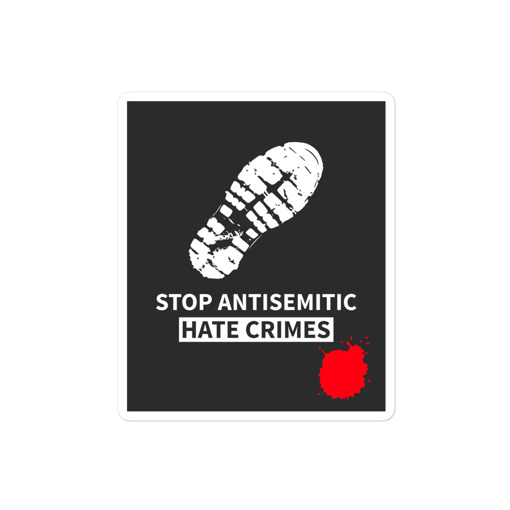 Antisemitic Hate Crimes | Kiss Cut Sticker