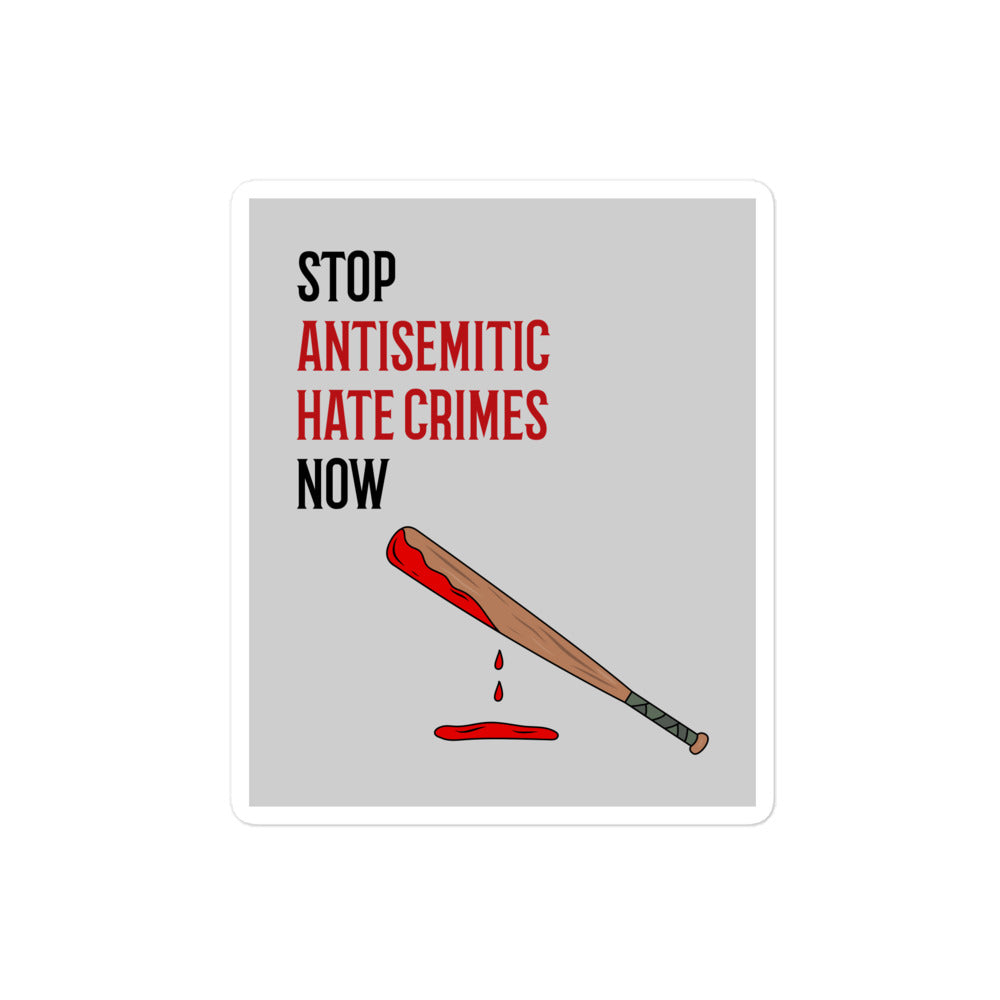 Antisemitic Hate Crimes | Kiss Cut Sticker