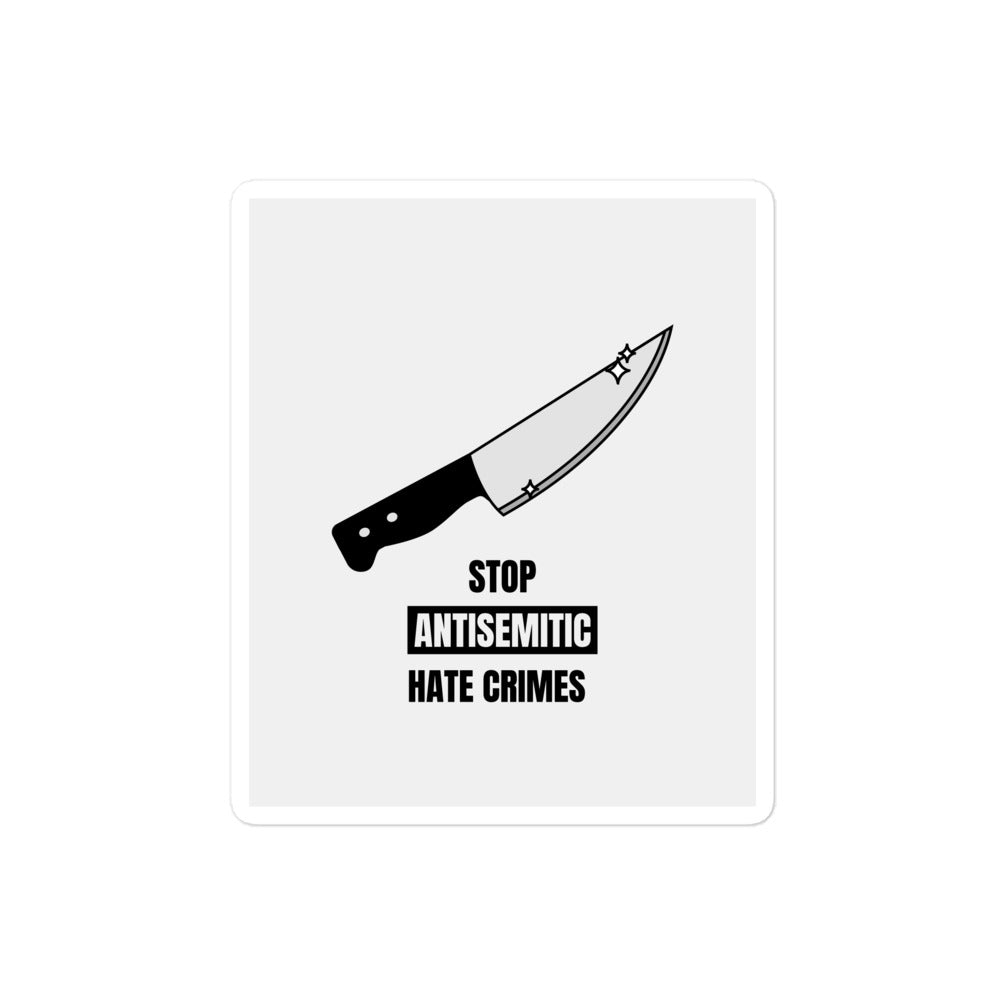 Antisemitic Hate Crimes | Kiss Cut Sticker