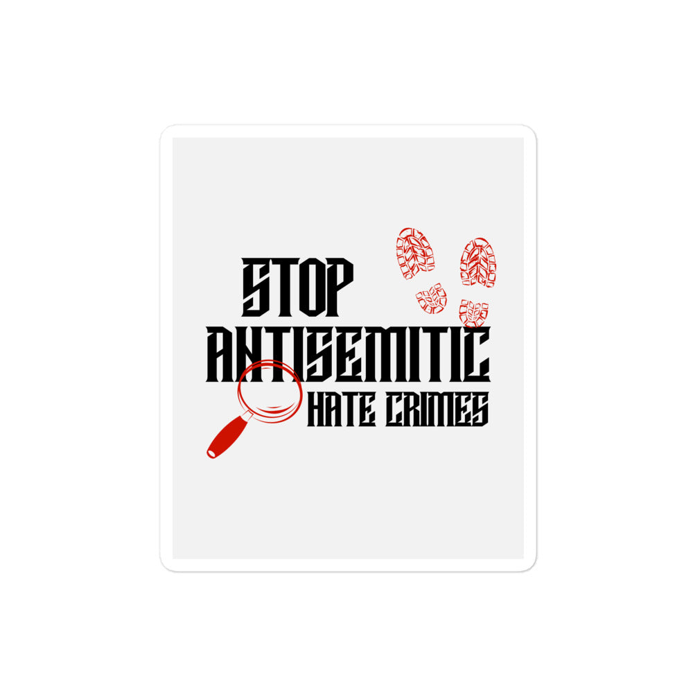 Antisemitic Hate Crimes | Kiss Cut Sticker