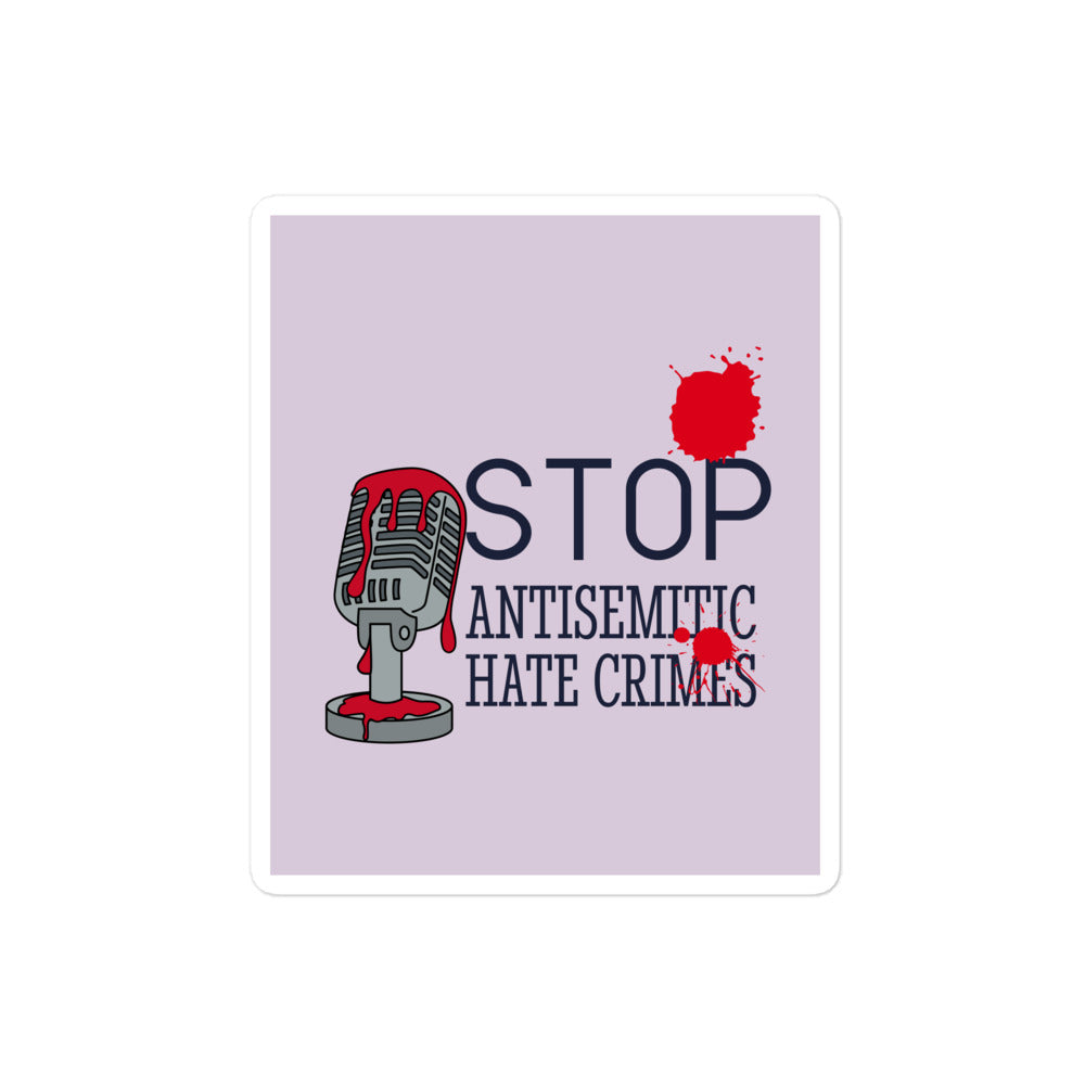 Antisemitic Hate Crimes | Kiss Cut Sticker