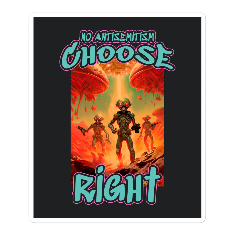 Choose Right | Antisemitism | Kiss Cut Sticker