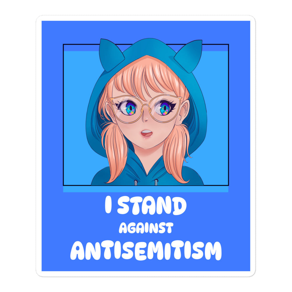 I Stand Against Antisemitism | Kiss Cut Sticker