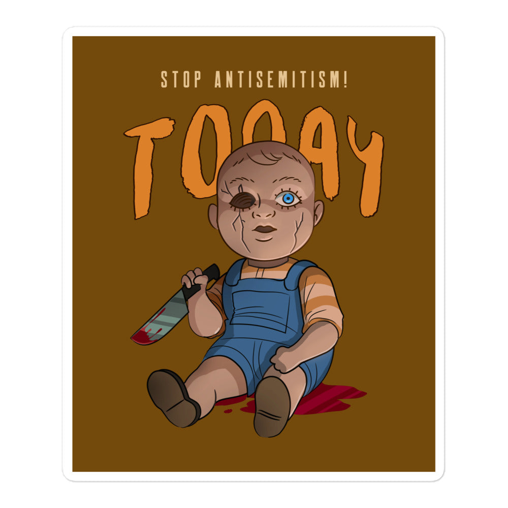 Horror Movie | Antisemitism | Kiss Cut Sticker