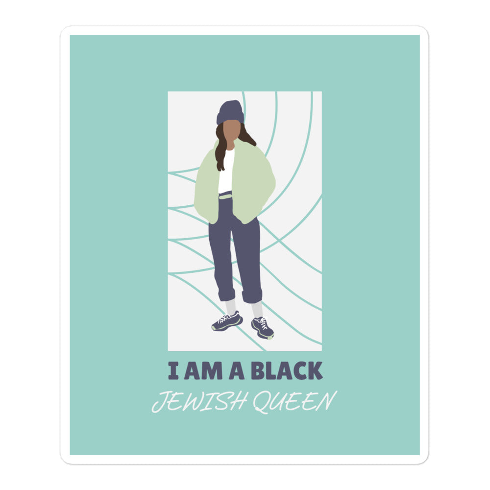 Black & Jewish Love | Kiss Cut Sticker
