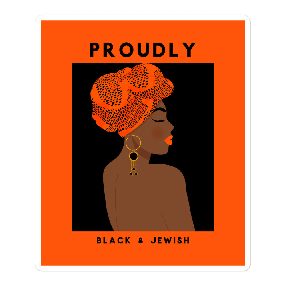 Black & Jewish Love | Kiss Cut Sticker