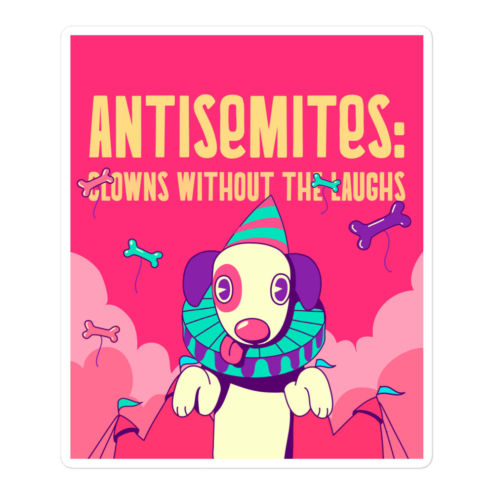 Antisemitic Clowns | Kiss Cut Sticker