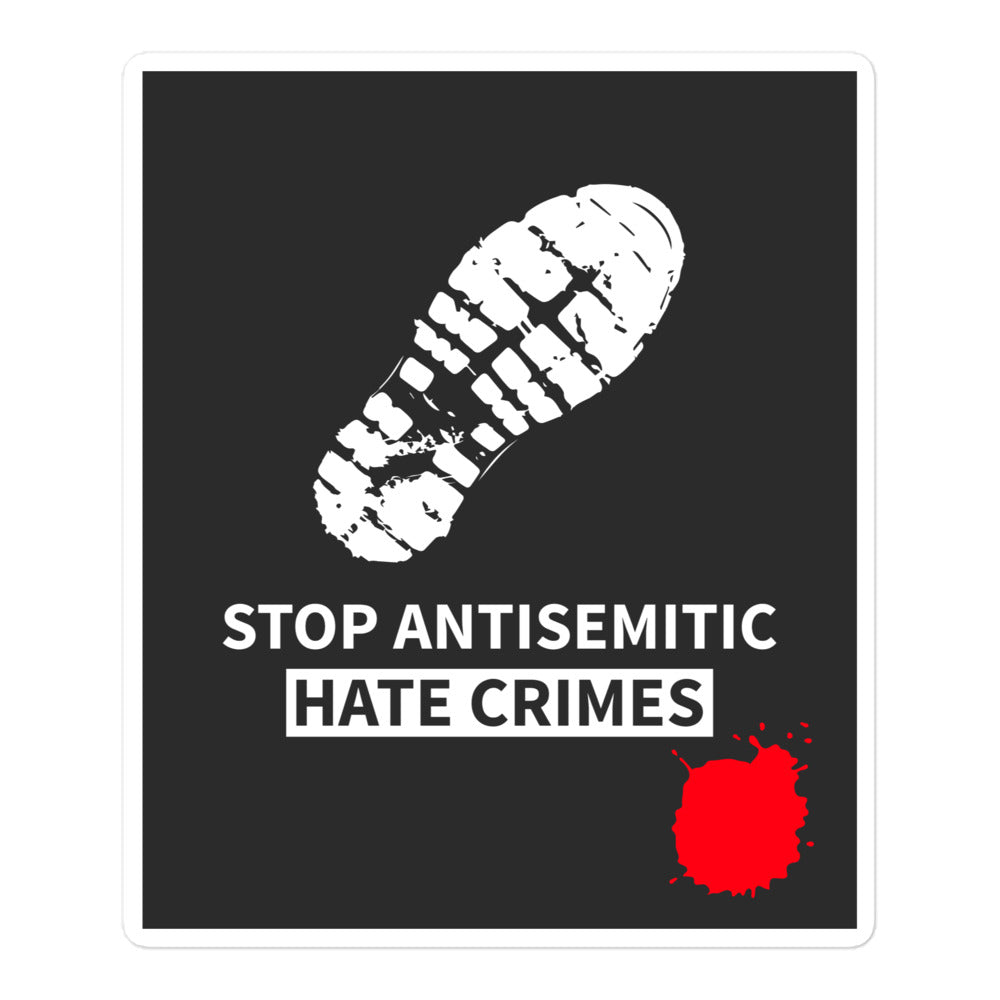 Antisemitic Hate Crimes | Kiss Cut Sticker