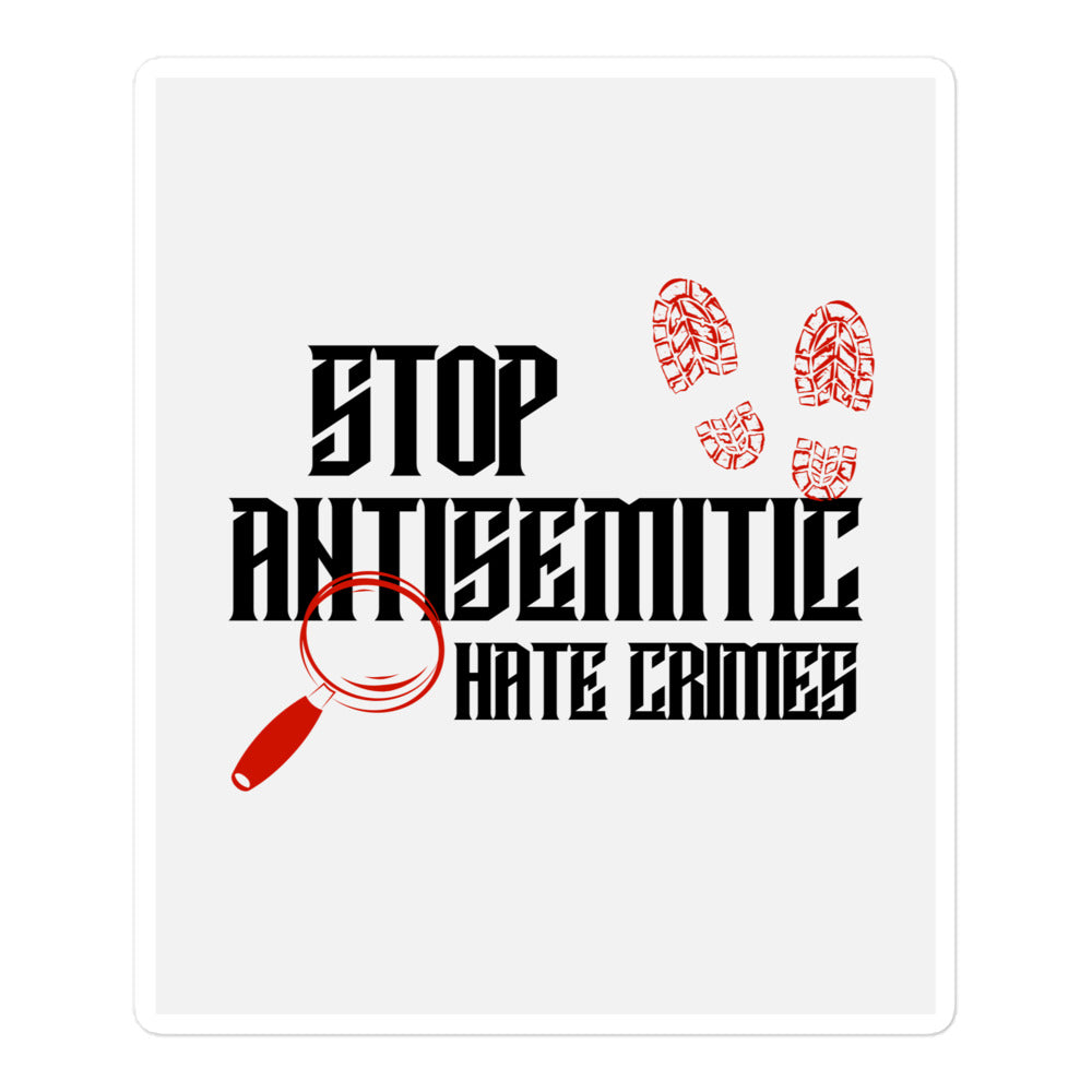Antisemitic Hate Crimes | Kiss Cut Sticker