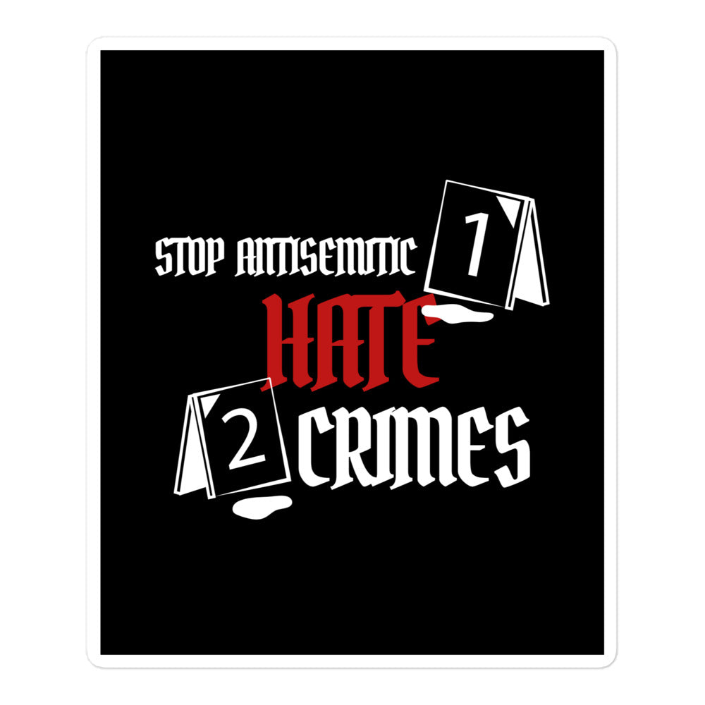 Antisemitic Hate Crimes | Kiss Cut Sticker