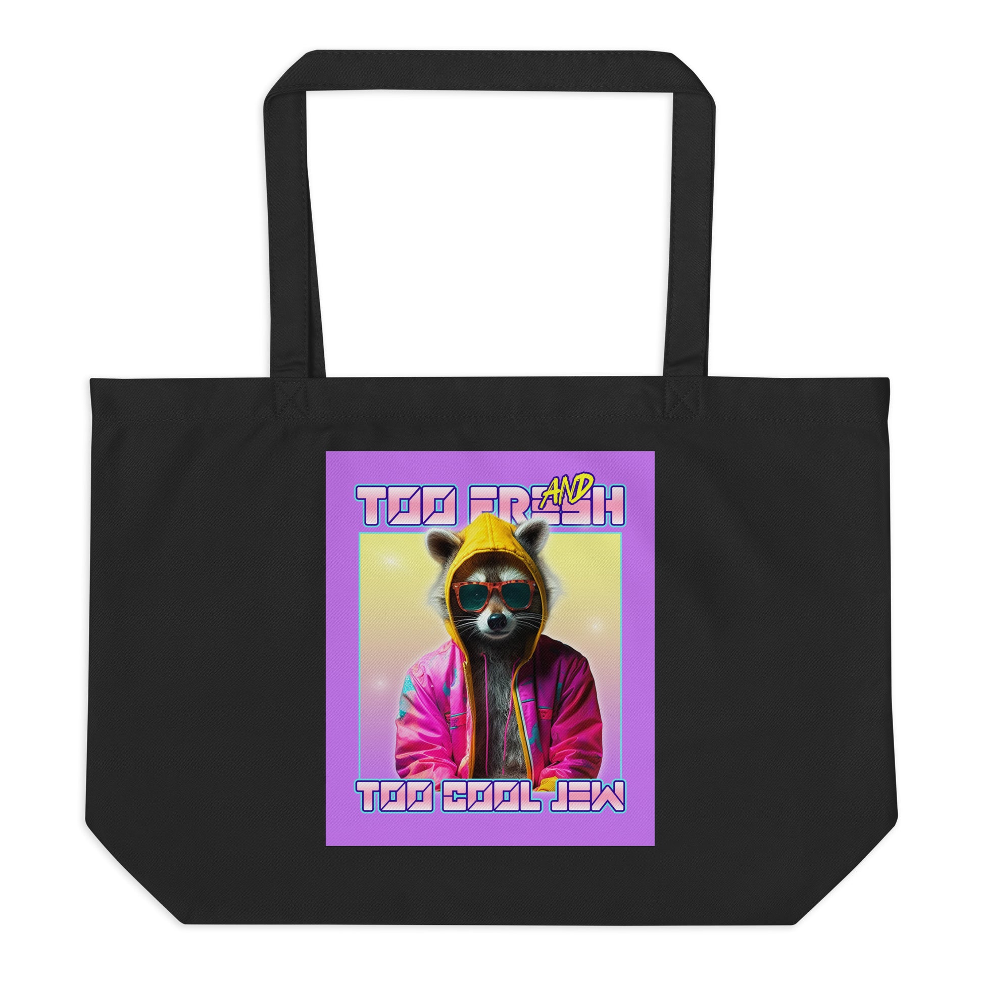 Mr Racoon | Large Organic Tote Bag