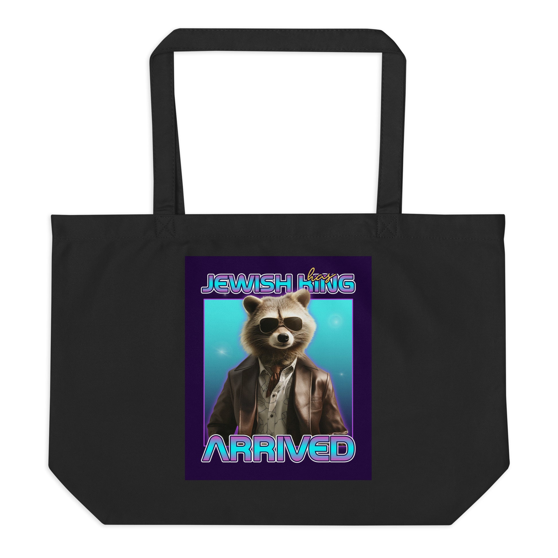 Mr Racoon | Large Organic Tote Bag