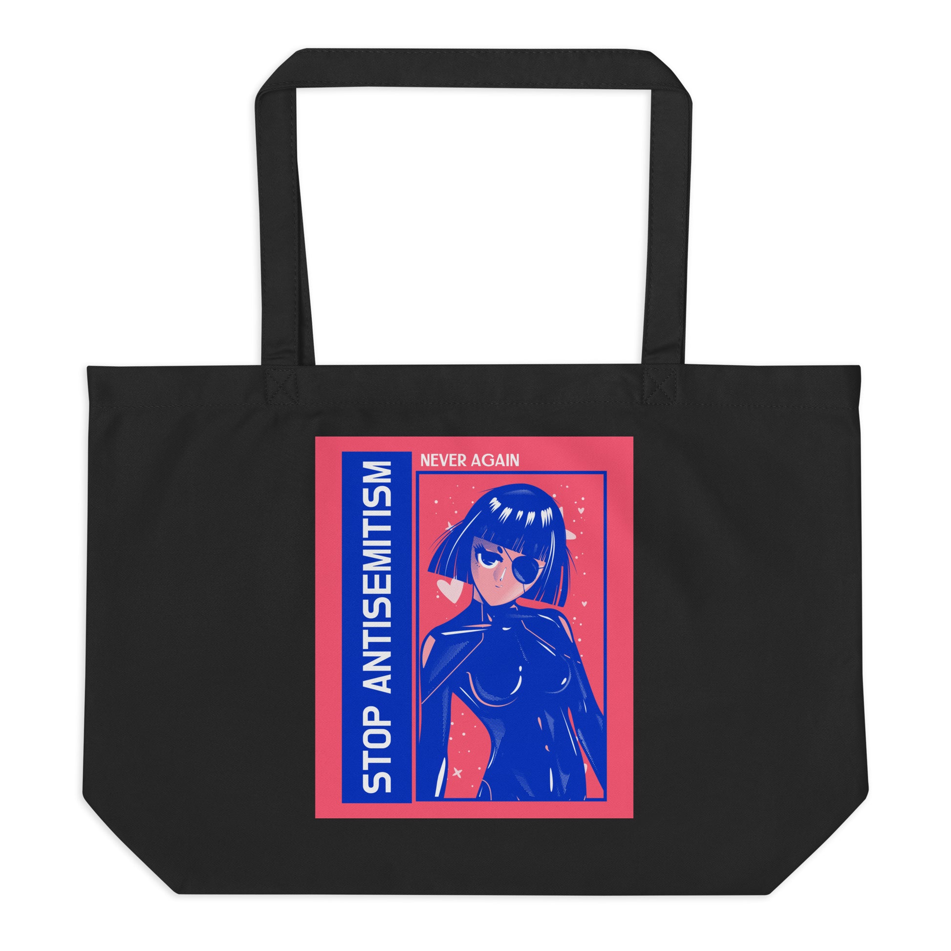 Girl Book | Antisemitism | Large Organic Tote Bag