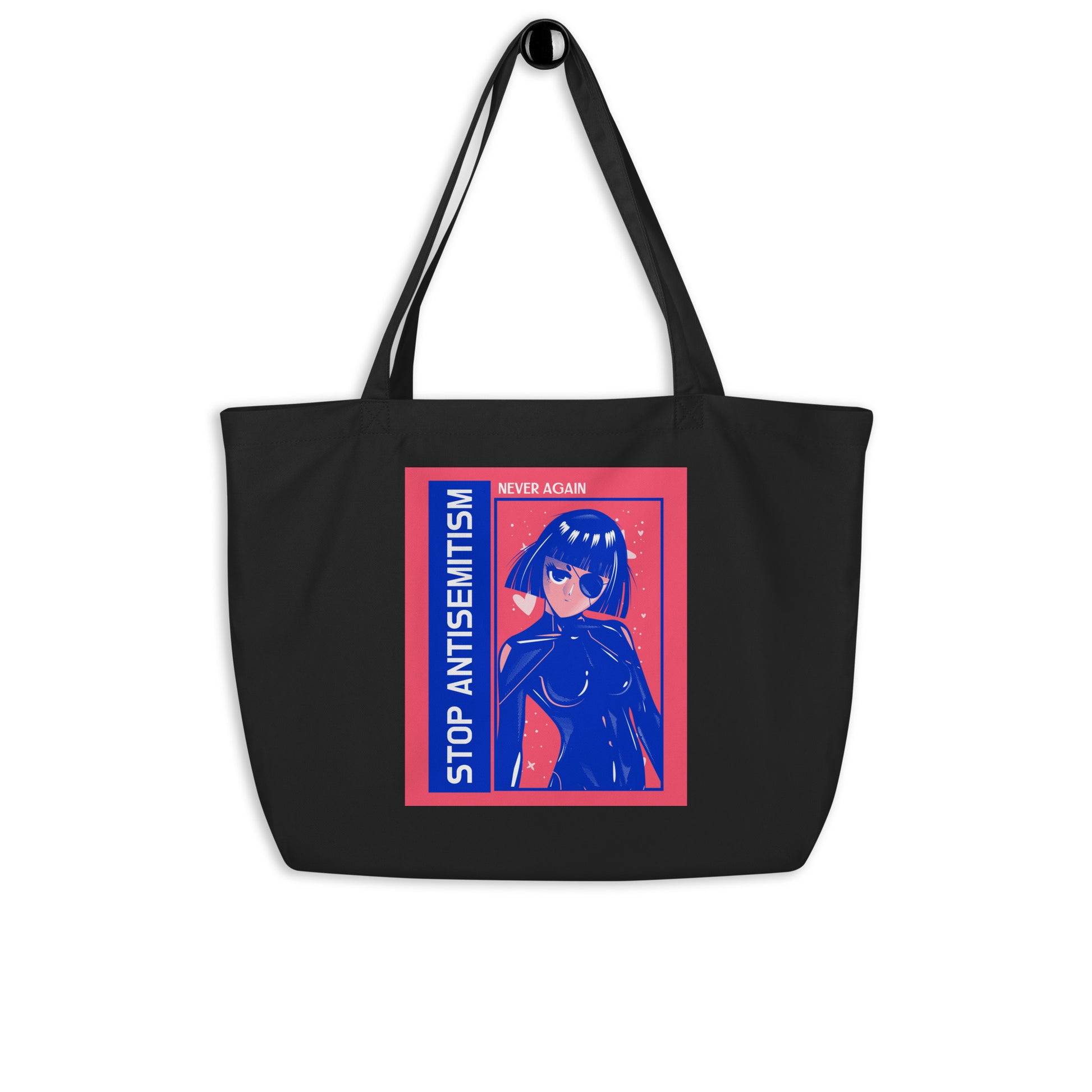 Girl Book | Antisemitism | Large Organic Tote Bag