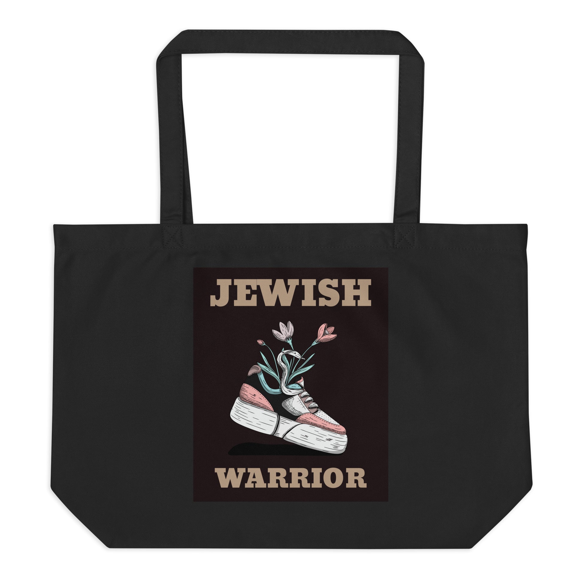 Brave Warrior | Large Organic Tote Bag