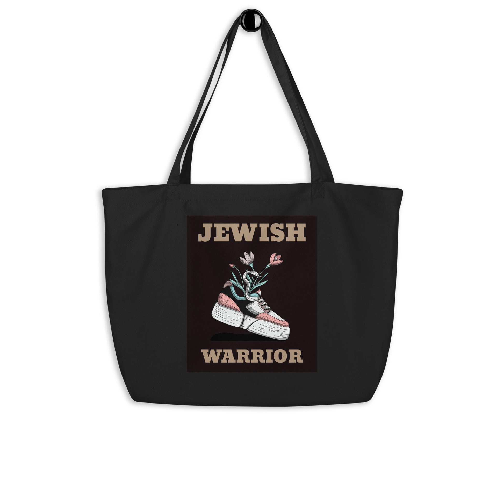 Brave Warrior | Large Organic Tote Bag