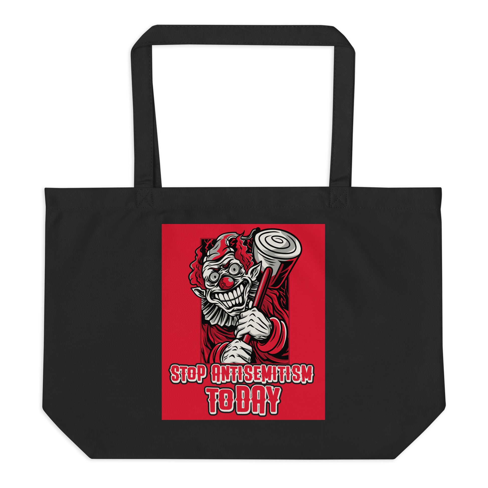 Horror Movie | Antisemitism | Large Organic Tote Bag