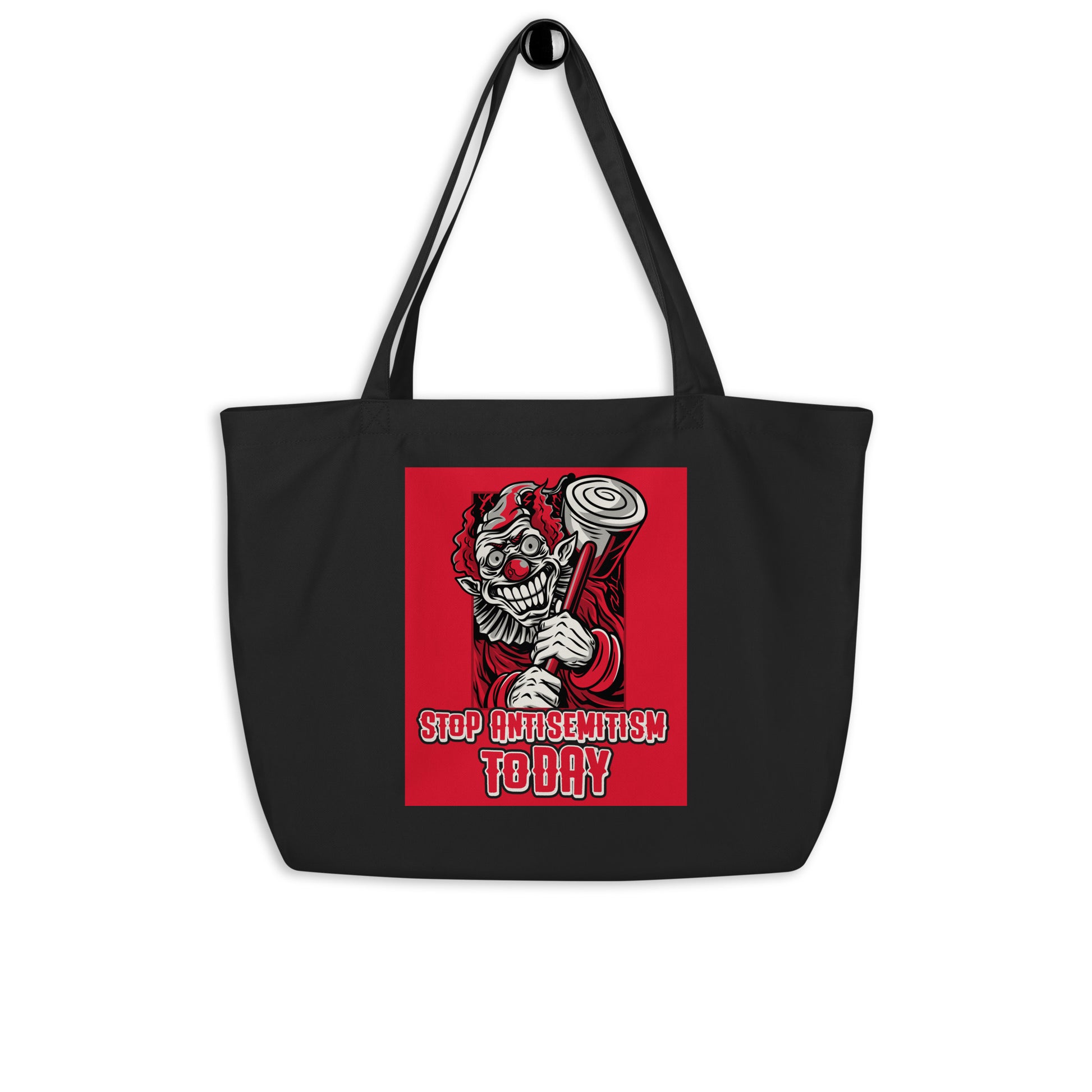 Horror Movie | Antisemitism | Large Organic Tote Bag