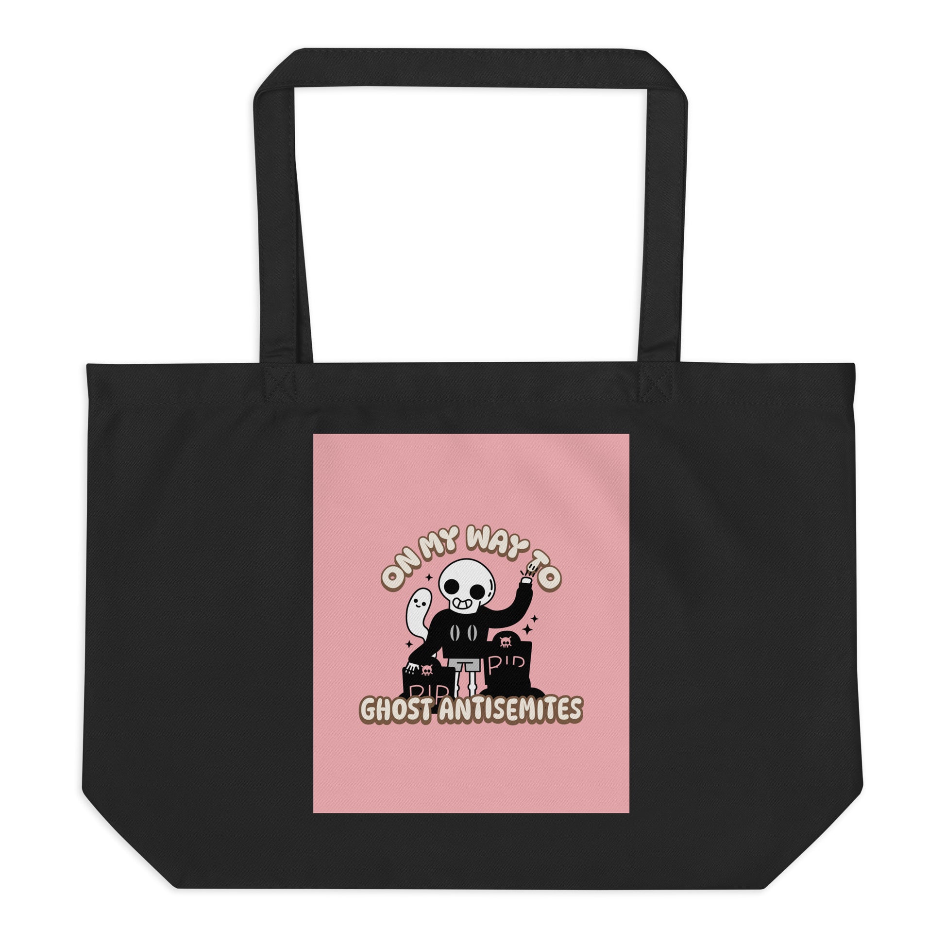 Ghost Antisemites | Large Organic Tote Bag