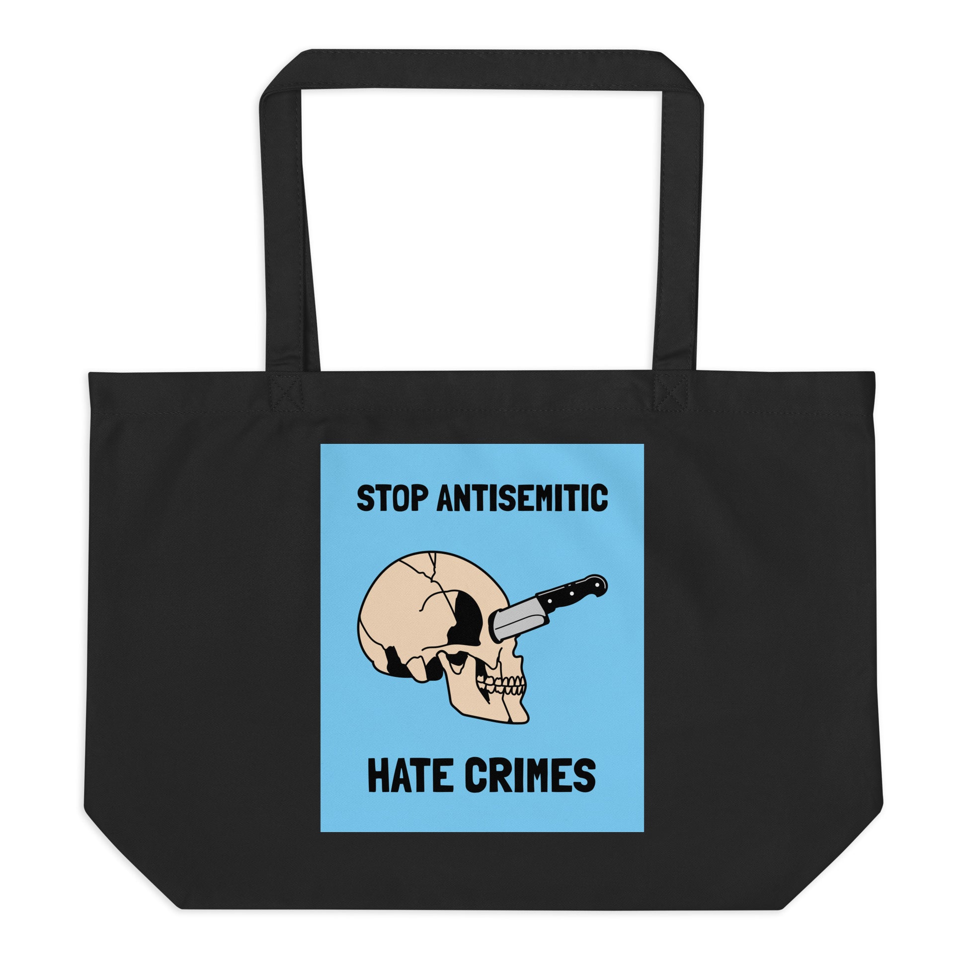 Antisemitic Hate Crimes | Large Organic Tote Bag