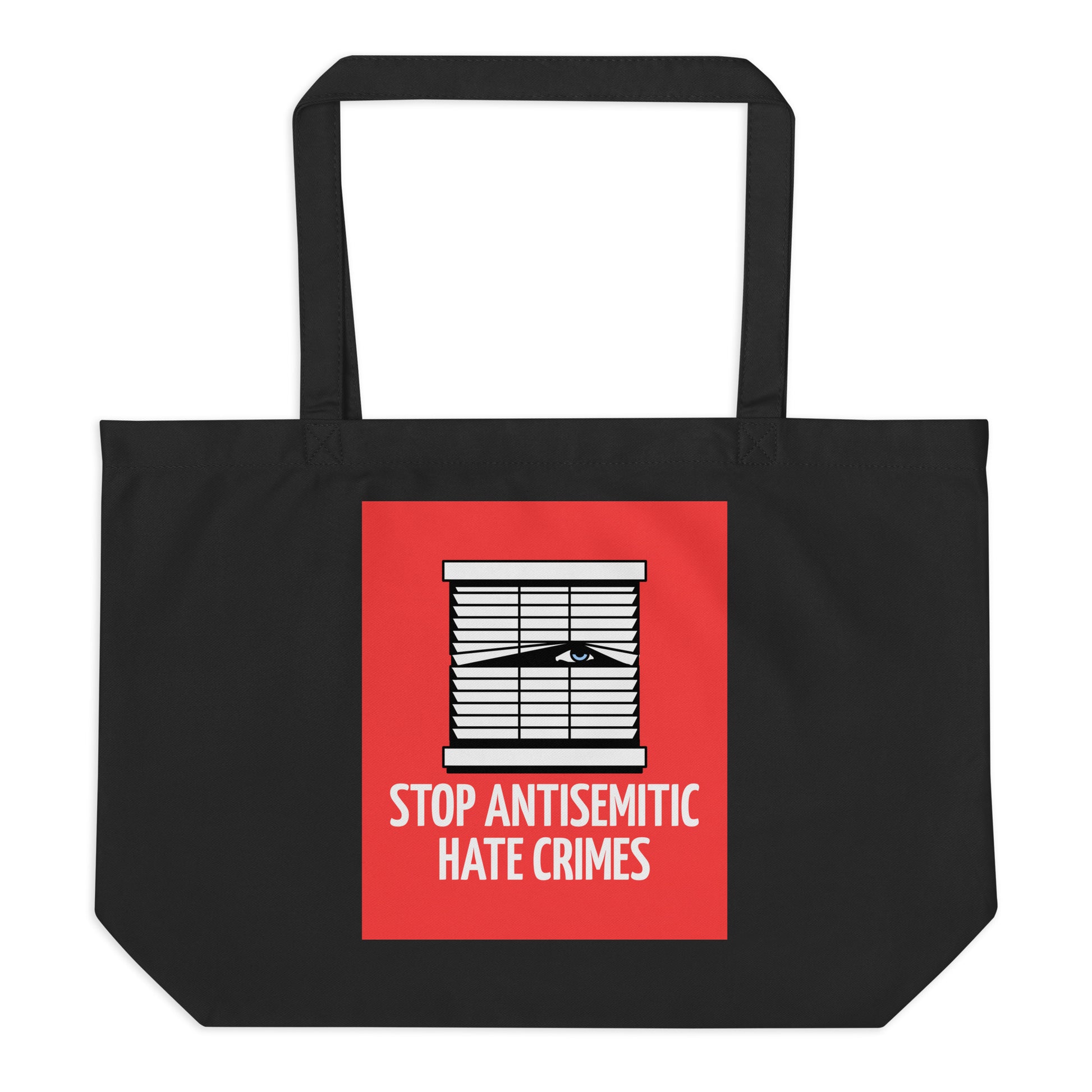 Antisemitic Hate Crimes | Large Organic Tote Bag