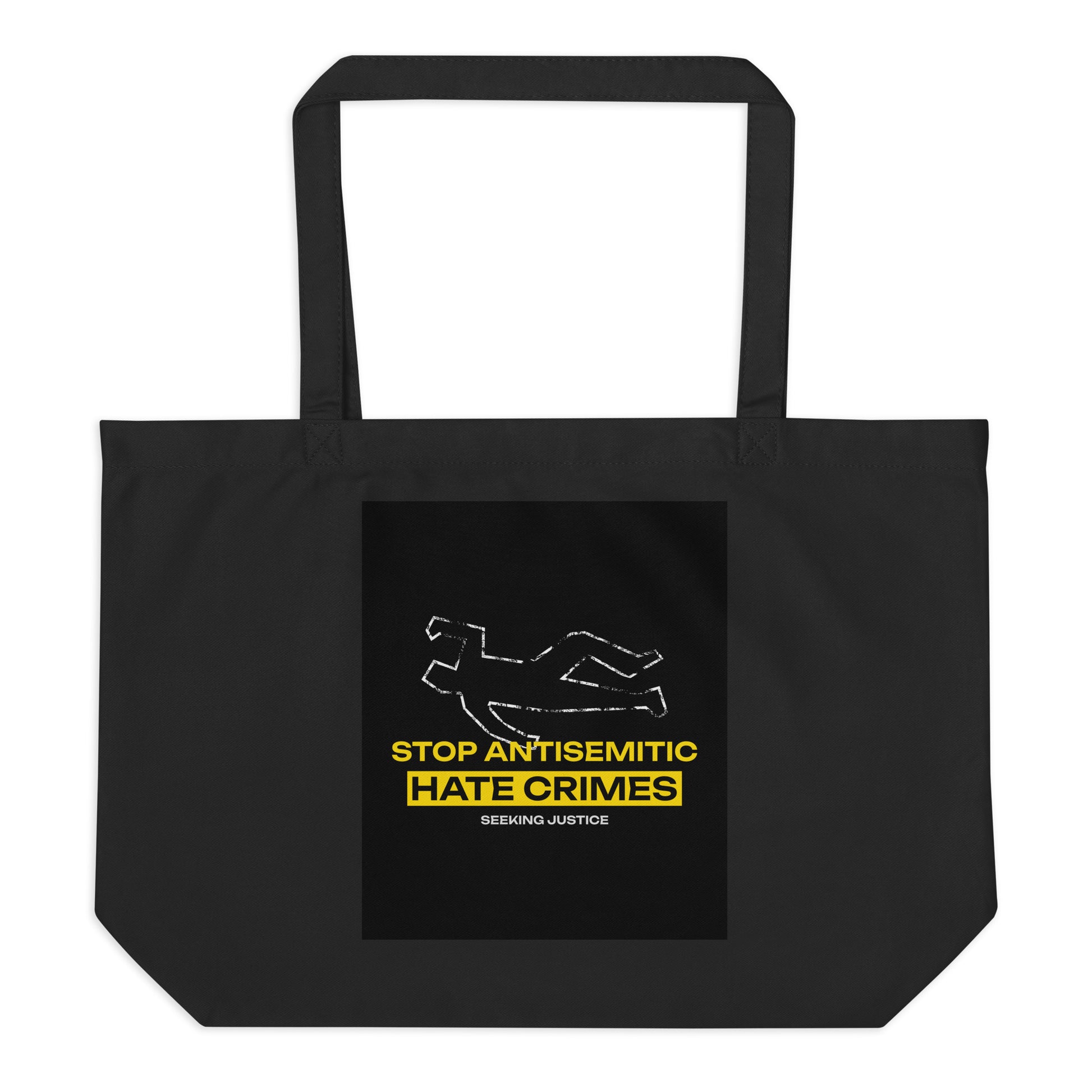 Antisemitic Hate Crimes | Large Organic Tote Bag