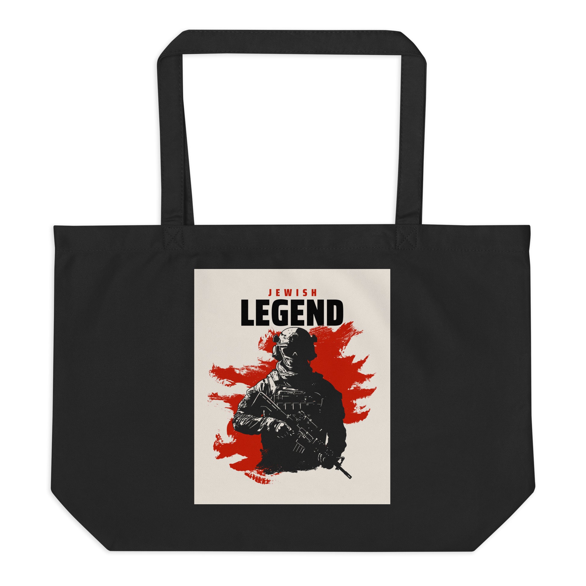 Jewish Legend | Large Organic Tote Bag