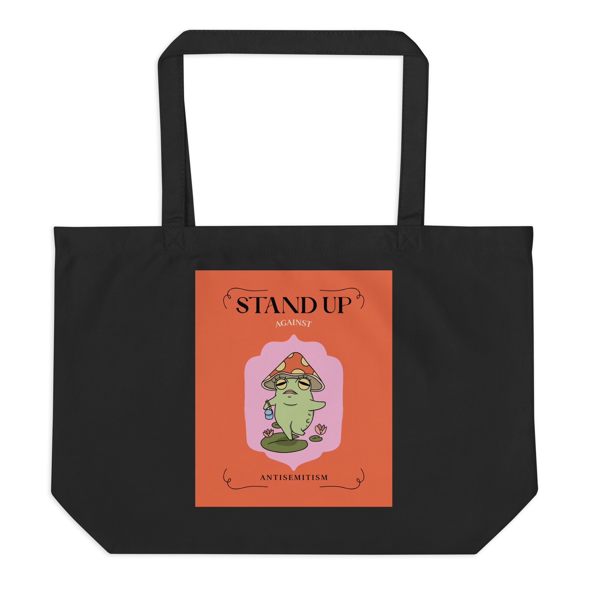 Cute Friend | Antisemitism | Large Organic Tote Bag