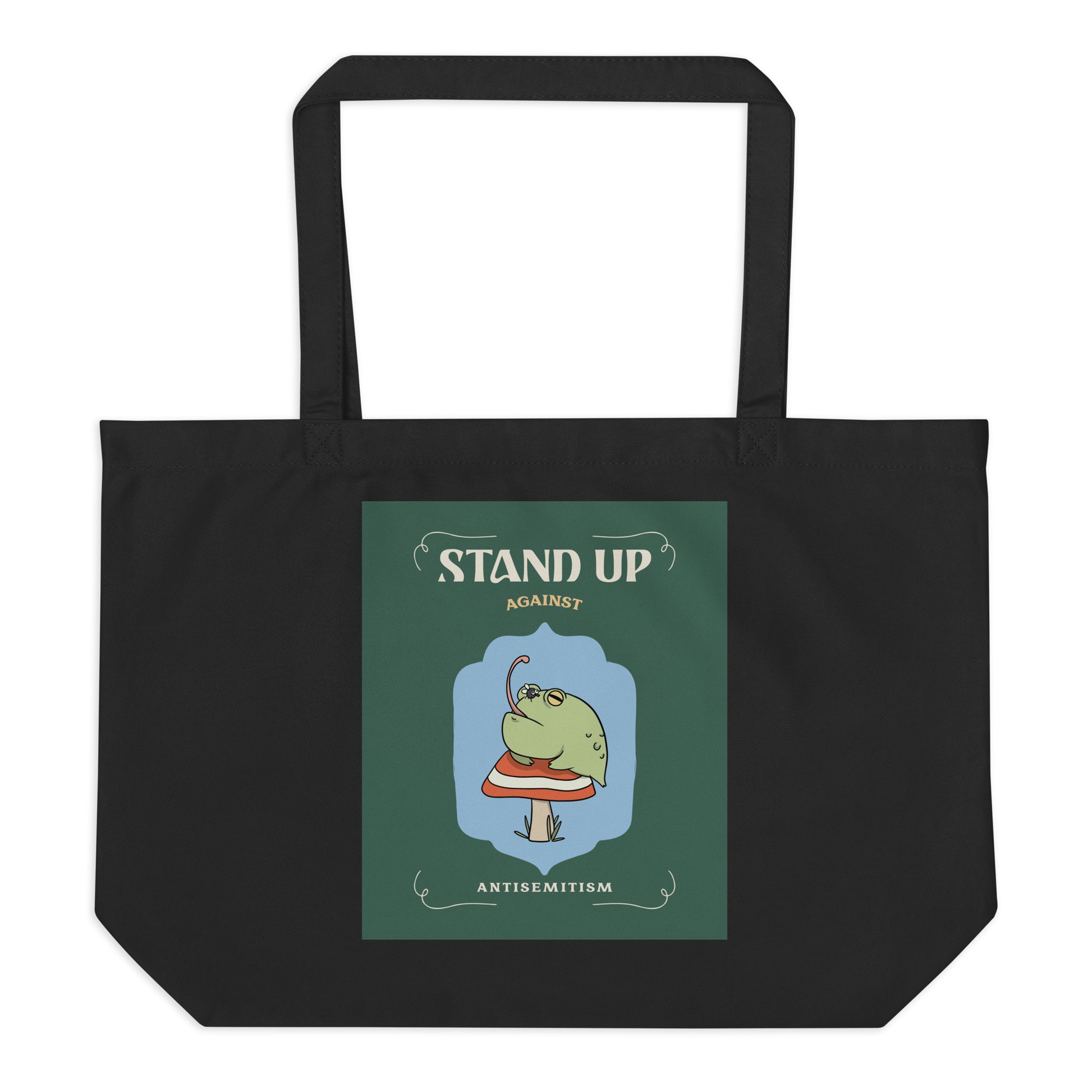 Cute Friend | Antisemitism | Large Organic Tote Bag