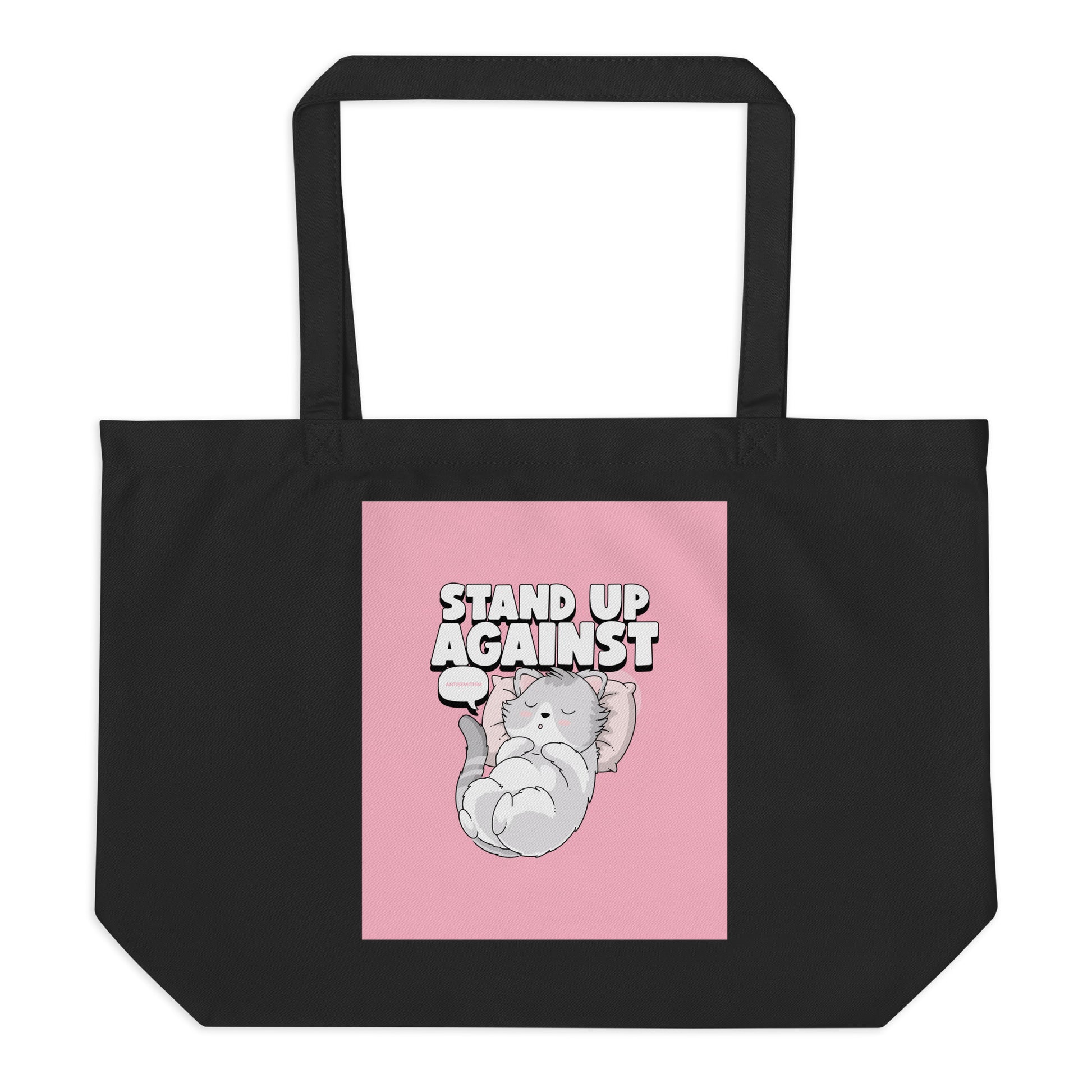 Cute Friend | Antisemitism | Large Organic Tote Bag