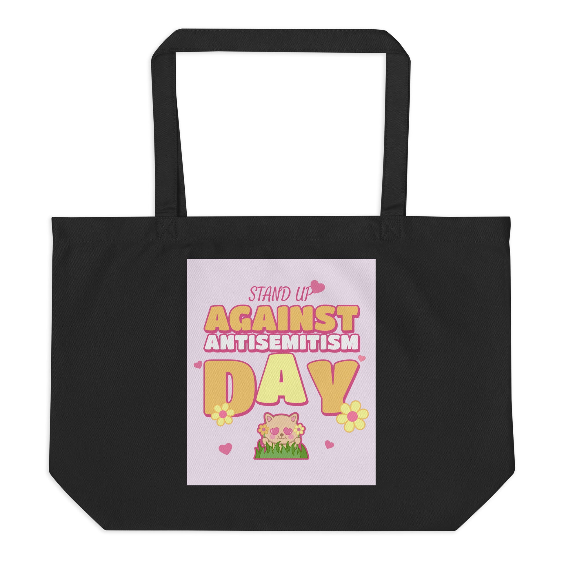 Cute Friend | Antisemitism | Large Organic Tote Bag