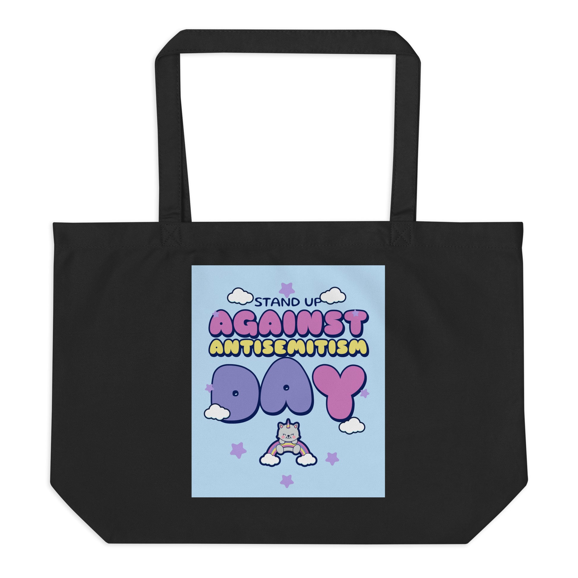 Cute Friend | Antisemitism | Large Organic Tote Bag