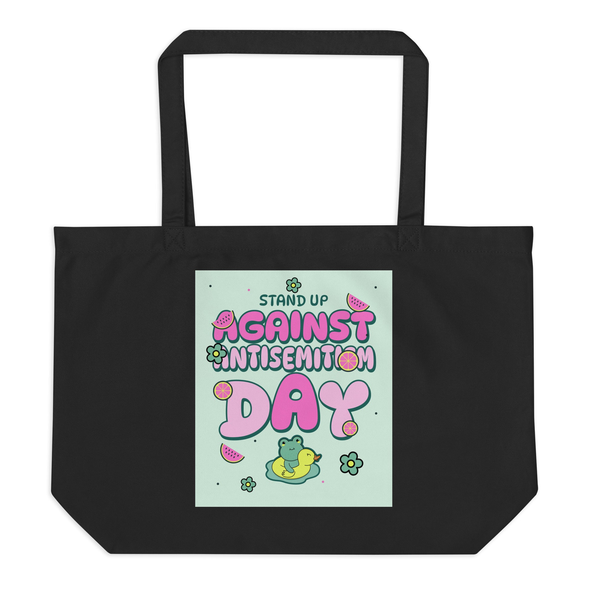 Cute Friend | Antisemitism | Large Organic Tote Bag